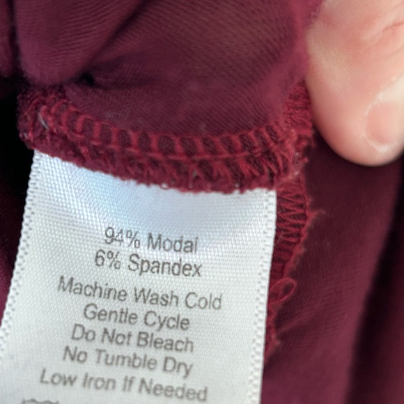 Amour Vert Angela Dream Knit Wrap Blouse Size Medium 94% Modal 6% Spandex - Picture 4 of 4